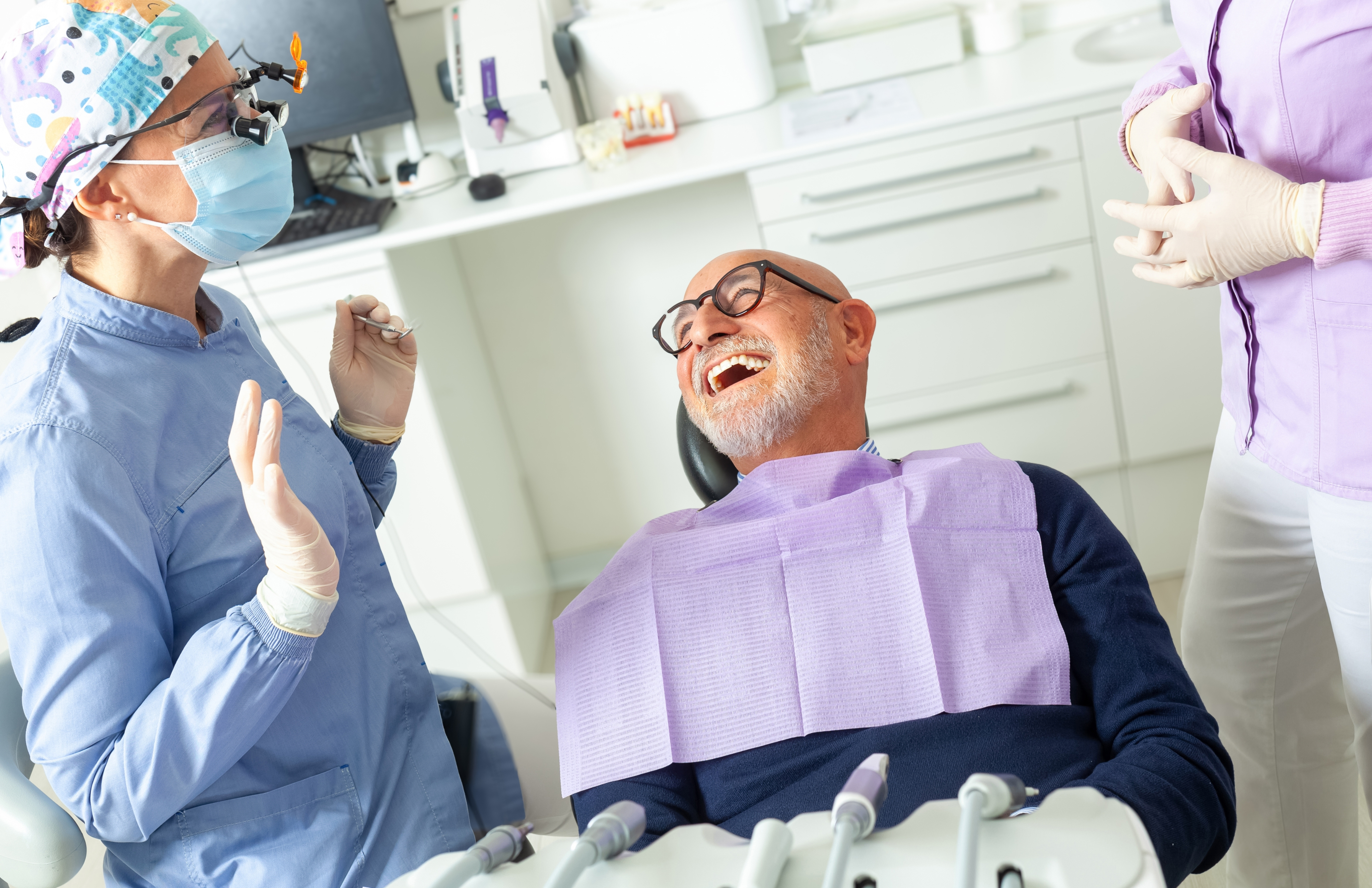 Smiling dental patient at MASC Dental Studio